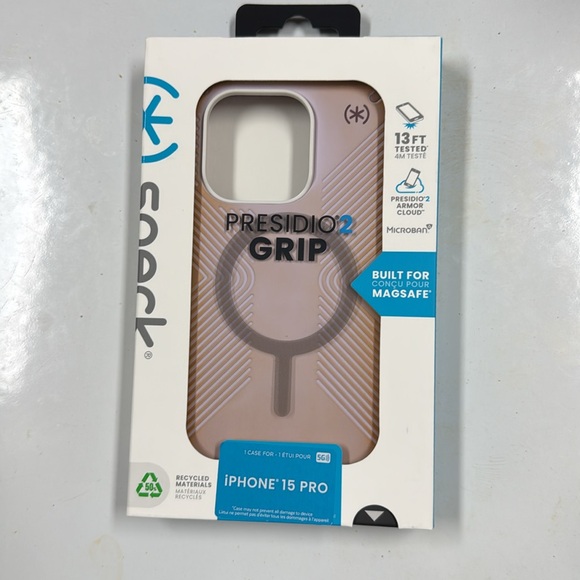 Speck Presidio Grip Discolored IPhone 15 PRO Case - Picture 7 of 11